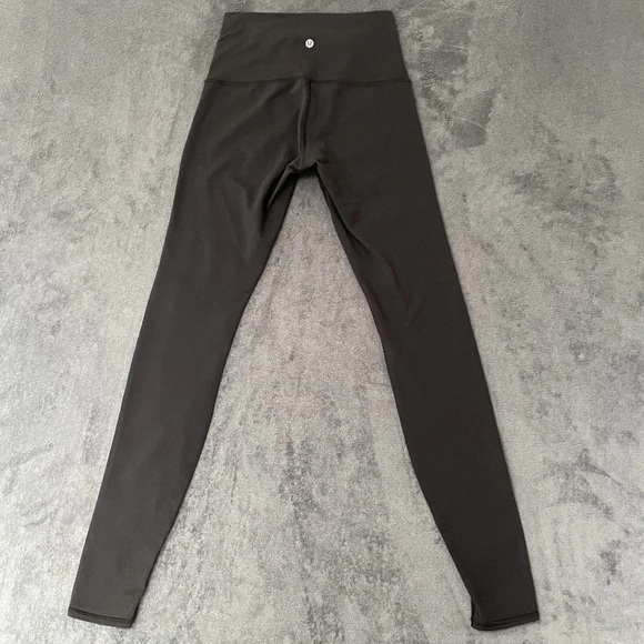 Lululemon Wunder Under Legging Pant Hi-Rise Tech Mesh Womens Size 6 Black Luon - Picture 2 of 6